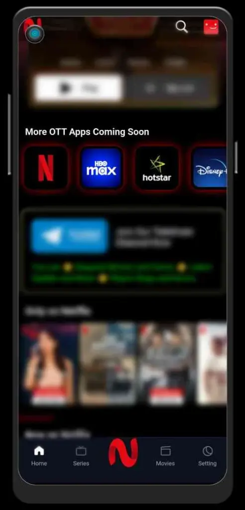 Acess to Major ott platforms